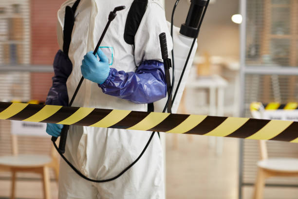 Professional Biohazard technician working in Valders, WI